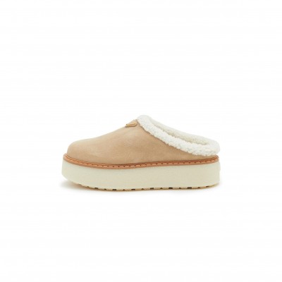 PRADA SUEDE SHEARLING SLIPPERS 1S715N